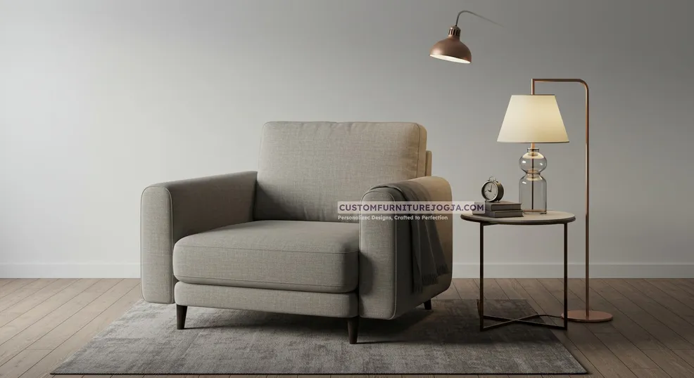 Jasa Pembuatan Single Sofa Jogja